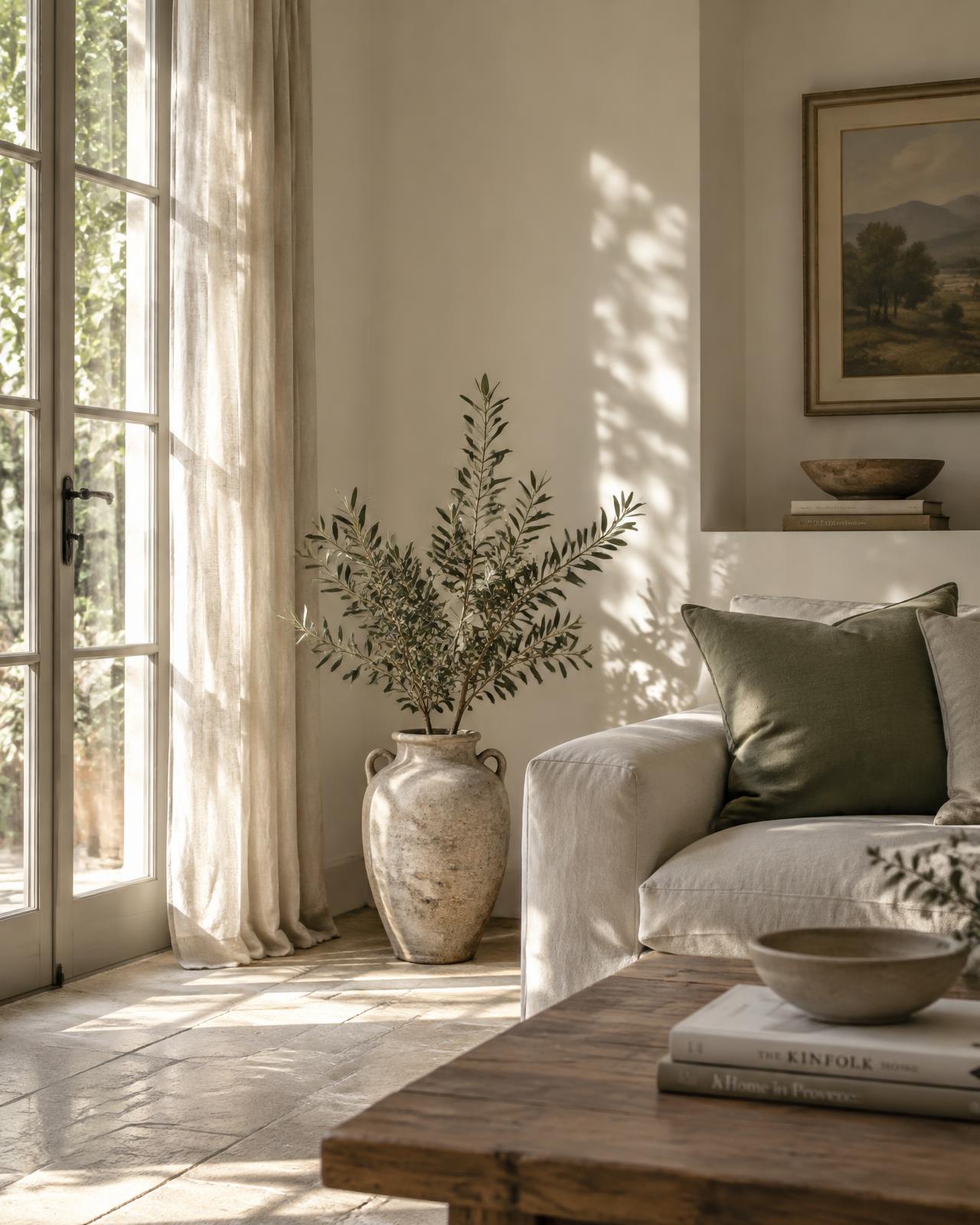 Intérieur provençal apaisé